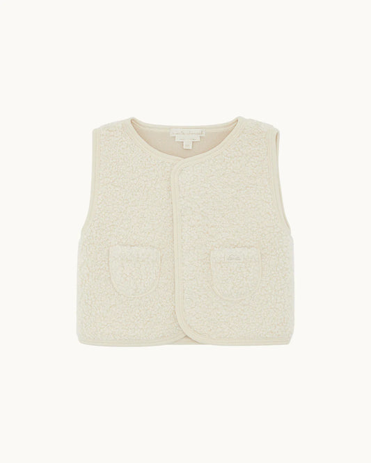 BILLIE FAUX SHEARLING GILET - BABY