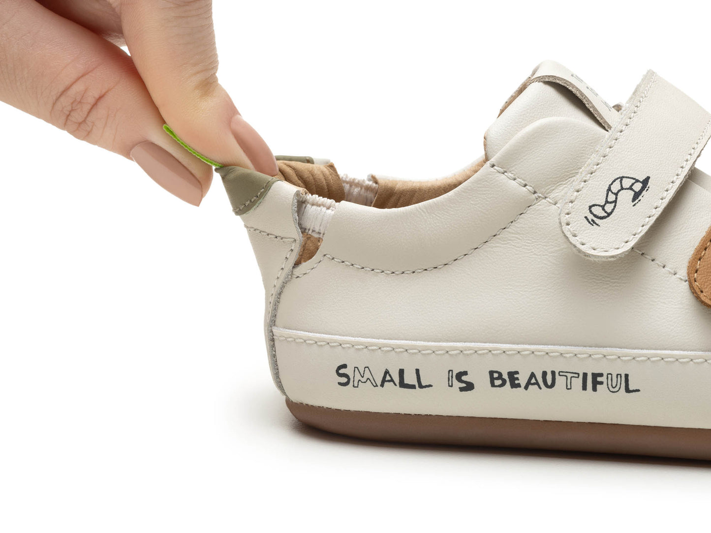 Toddler Sneakers Bossy Worm - apioca/ Hay/ Slate Blue