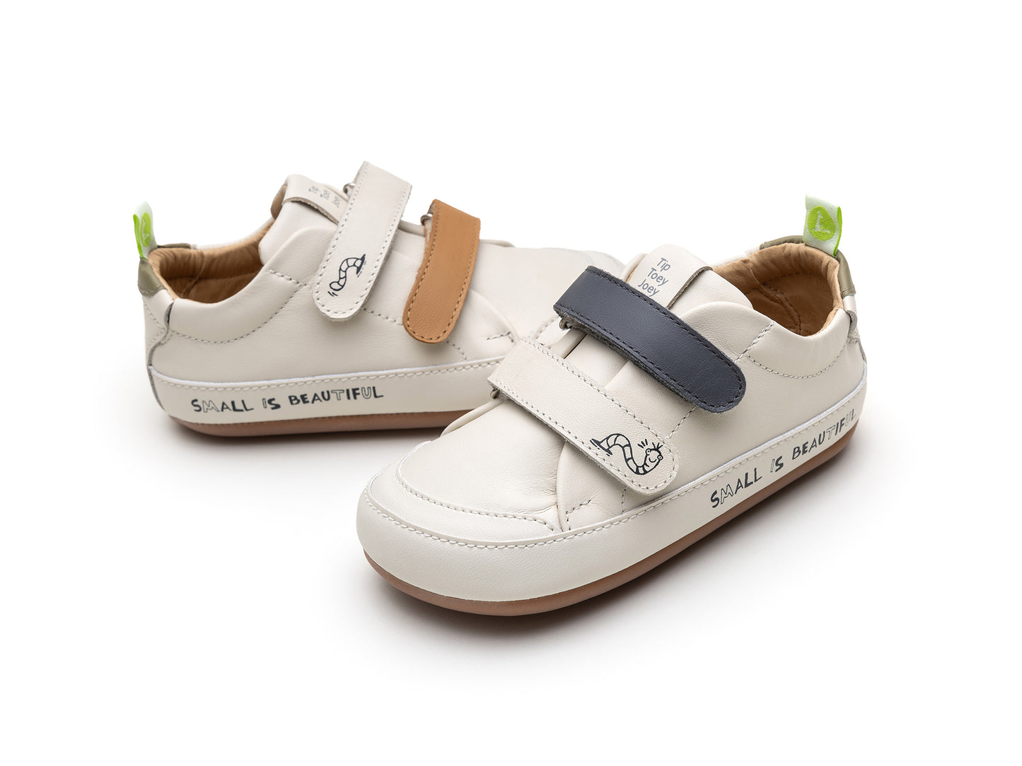 Toddler Sneakers Bossy Worm - apioca/ Hay/ Slate Blue