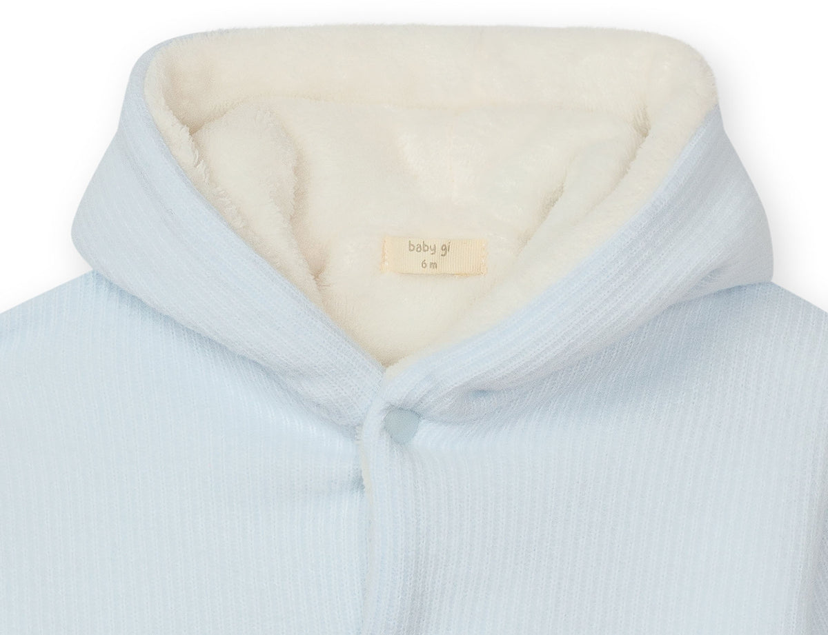 Baby Gi Rib Knit Hooded Jacket