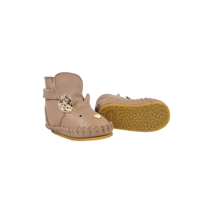 Kapi Exclusive Booties | Mouse | Praline Leather - Praline Leather