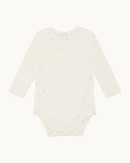 Bellamy Star & Crown Onesie - Natural