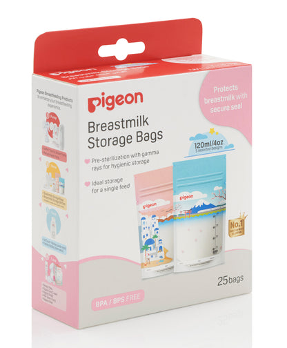 Breast Milk Storage Bag, 120ml*25pcs