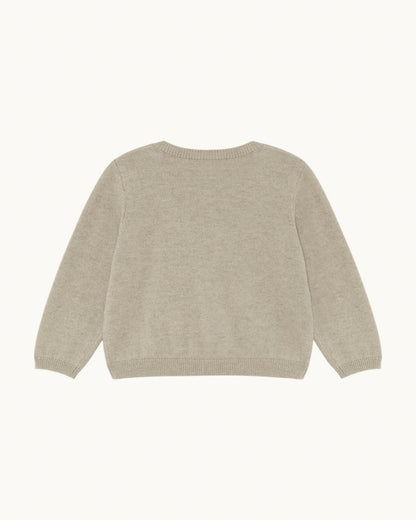 Casey Baby Cardigan - Sepia
