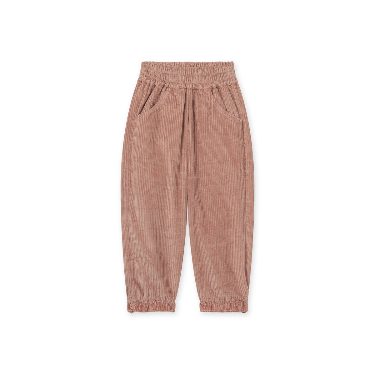 Casual Corduroy Pants - Dusty Rose