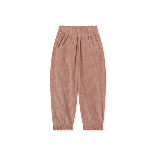 Casual Corduroy Pants - Dusty Rose