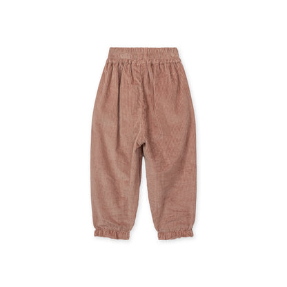 Casual Corduroy Pants - Dusty Rose