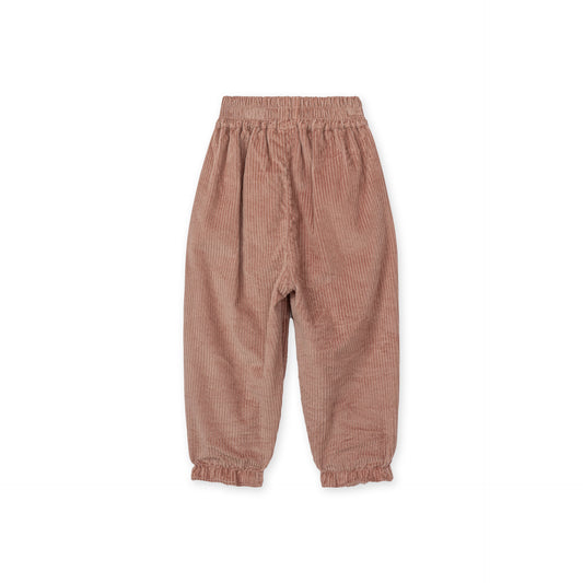 Casual Corduroy Pants - Dusty Rose