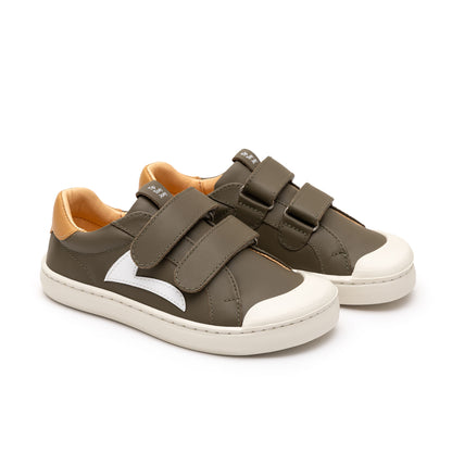 Kid Sneakers Hopper - Mineral Green/ White/ Hay