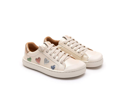 Kid Sneakers Love 4 All - White Dream/ Sterling Silver/ Rose Gold