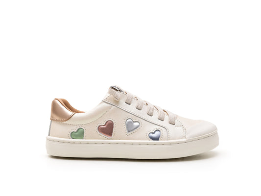 Kid Sneakers Love 4 All - White Dream/ Sterling Silver/ Rose Gold