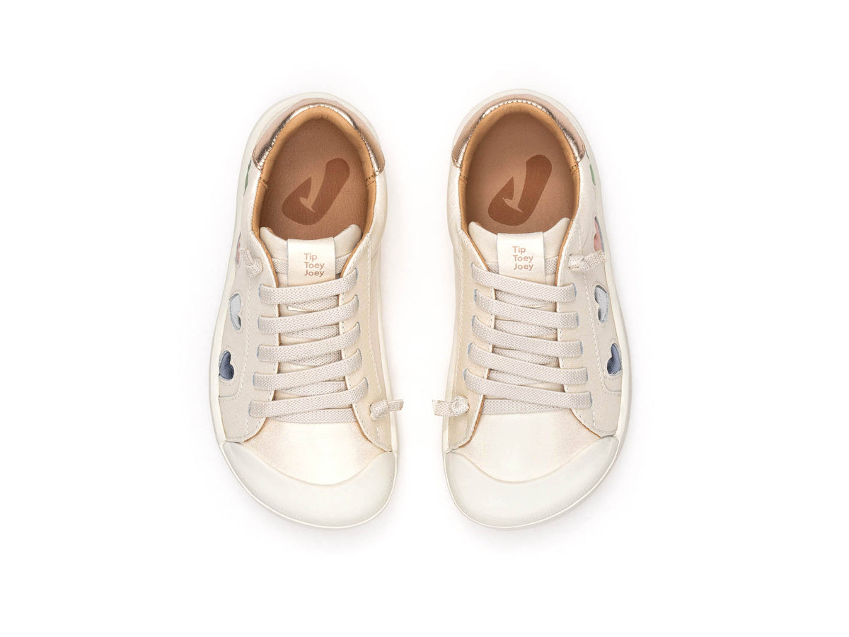Kid Sneakers Love 4 All - White Dream/ Sterling Silver/ Rose Gold