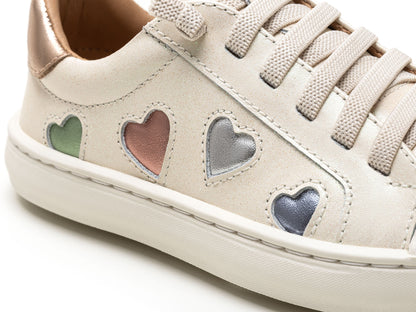 Kid Sneakers Love 4 All - White Dream/ Sterling Silver/ Rose Gold