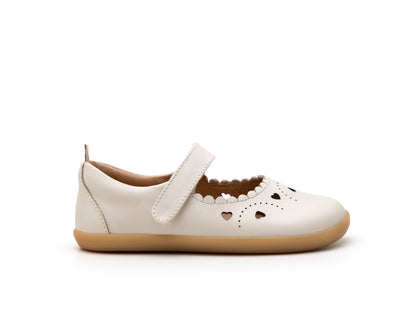 Kid Mary Janes Sweetheart - Tapioca