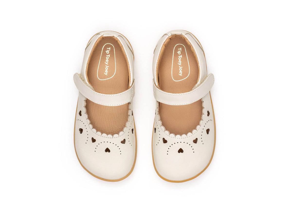 Kid Mary Janes Sweetheart - Tapioca