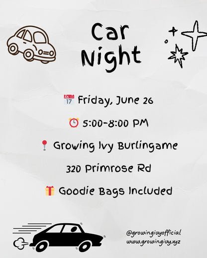 Car Night in Burlingame