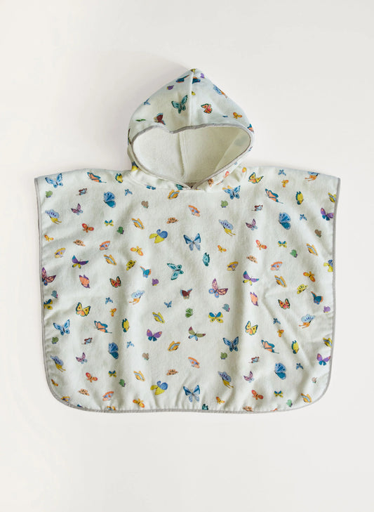 Children's Organic Swim Poncho - Madame Butterfly