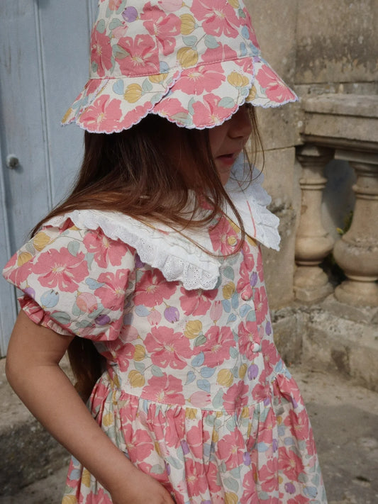 Coeur Collar Dress - Fleur Anglaise