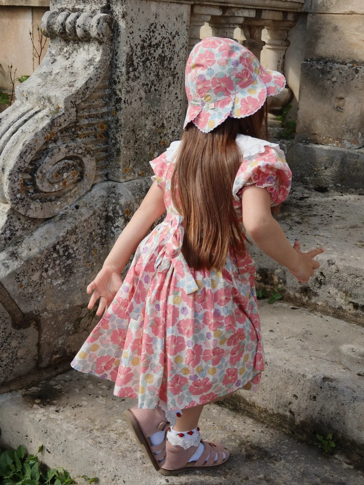 Coeur Collar Dress - Fleur Anglaise
