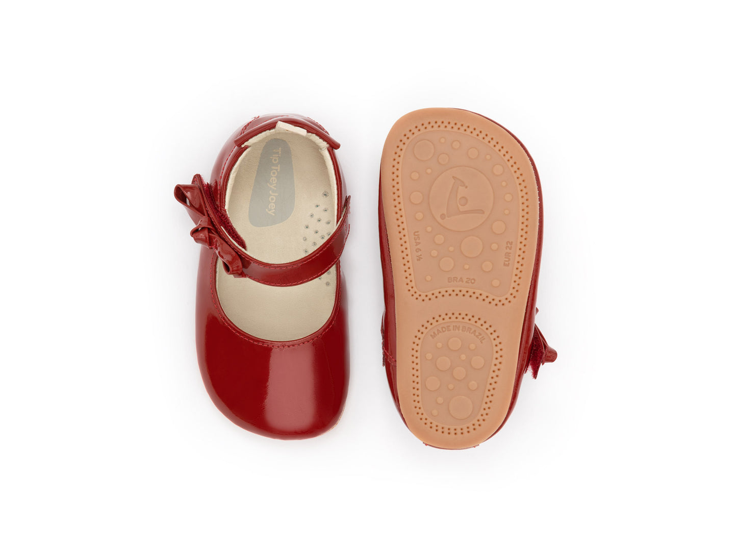 Toddler Mary Janes Dorothy - Patent Red