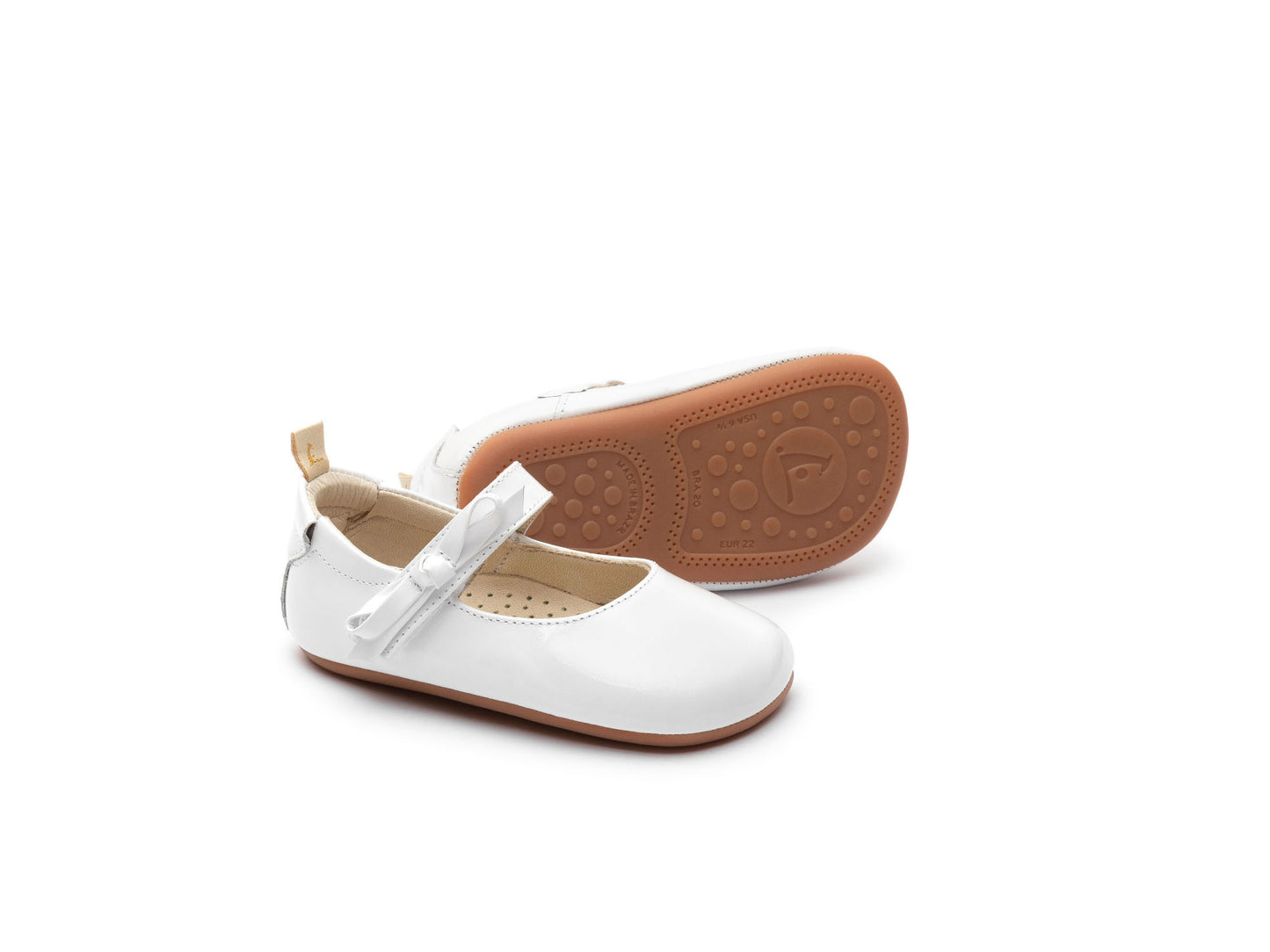 Toddler Mary Janes Dorothy - Patent White