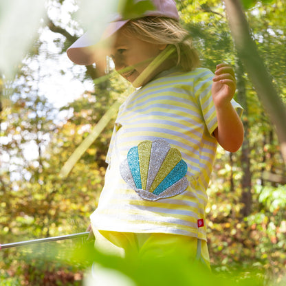 Peek-A-Pocket T-Shirt & Shorts Set - Shell Bag