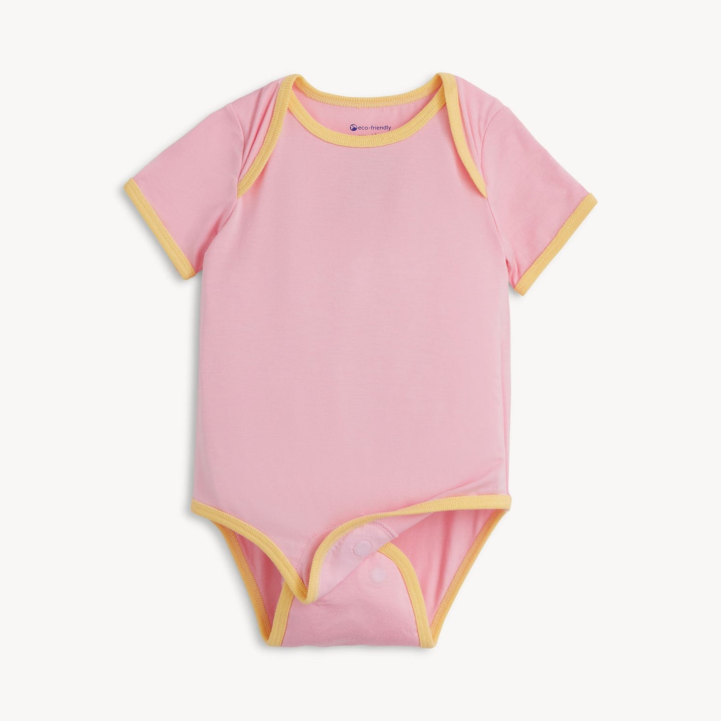 Colorblock Shell Pink Bodysuit & Blommer Set