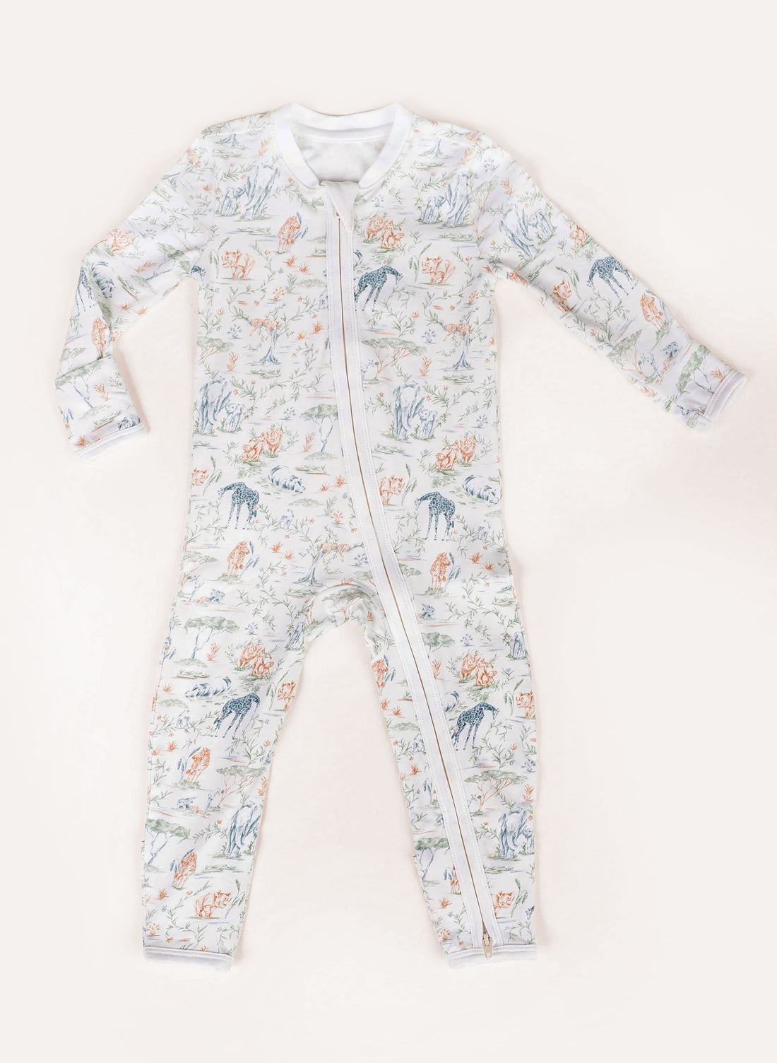 Baby Zippered One-Piece - Sweet Savanna