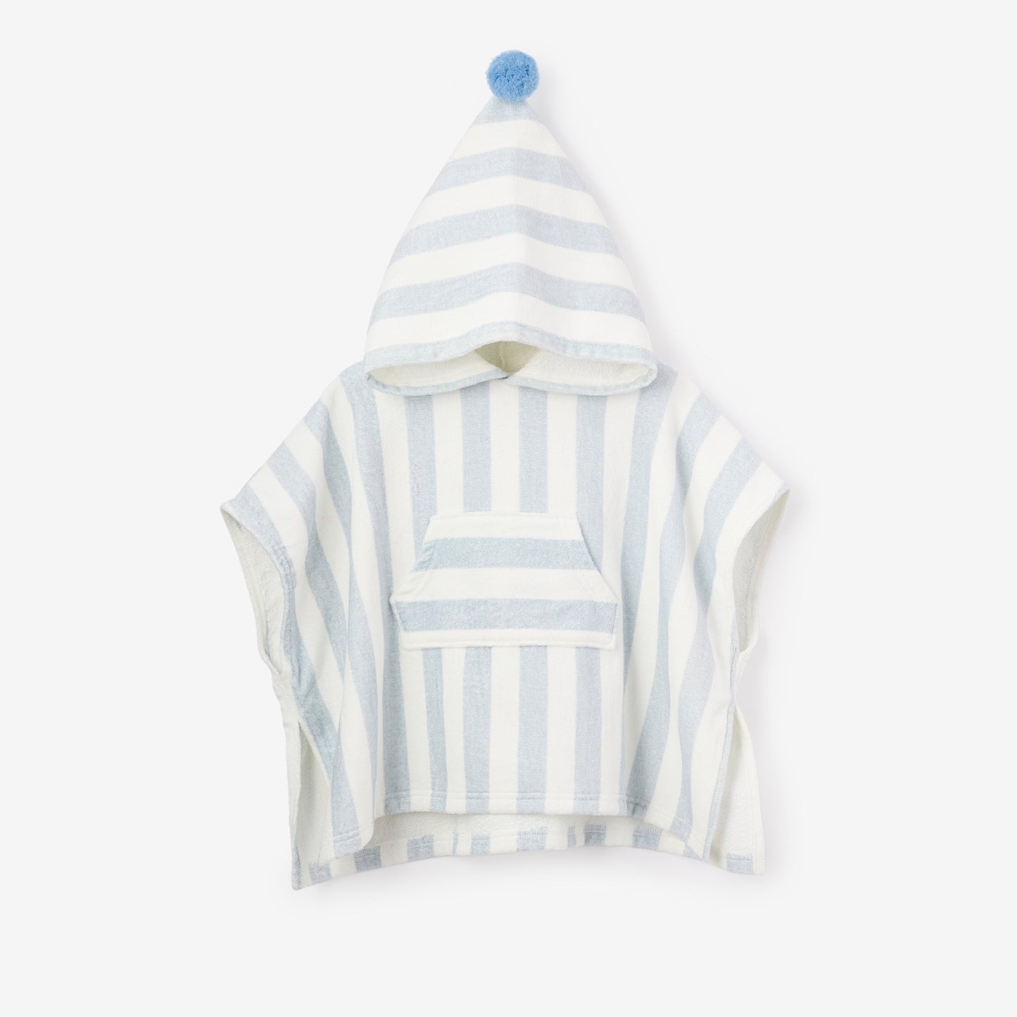 Beach Poncho Coverup Pale Blue - BLUE