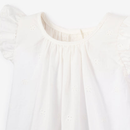 Eyelet Top w/ Swan Toile Bloomers - PINK