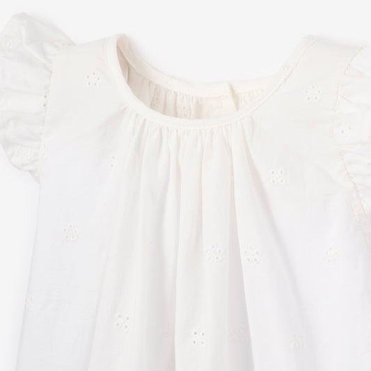 Eyelet Top w/ Swan Toile Bloomers - PINK