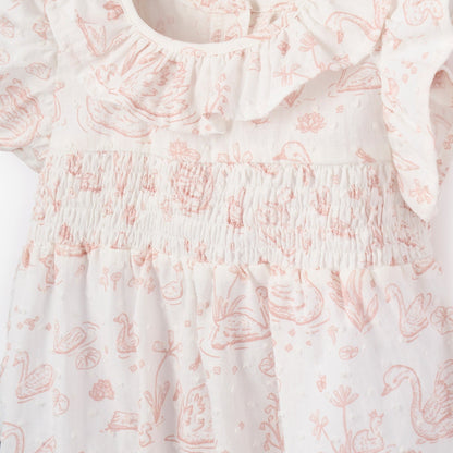 Swan Toile Bubble - PINK