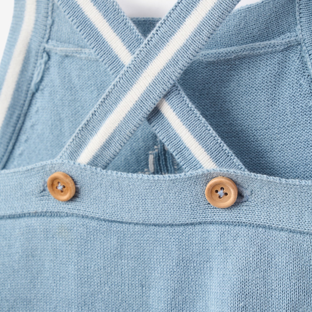Nautical Knit Overall - BLUE