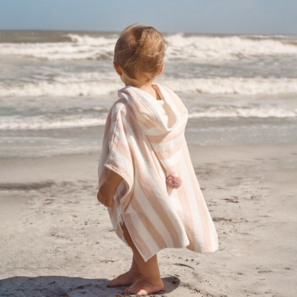 Beach Poncho Coverup Pale Pink - PINK