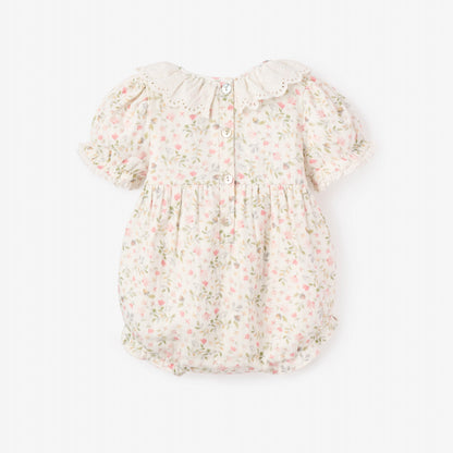 Elegant Baby Folklore Floral Organic Muslin Bubble