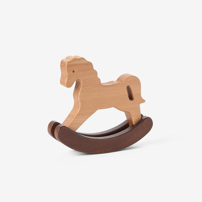 Elegant Baby Wooden Toy Horse Rocker