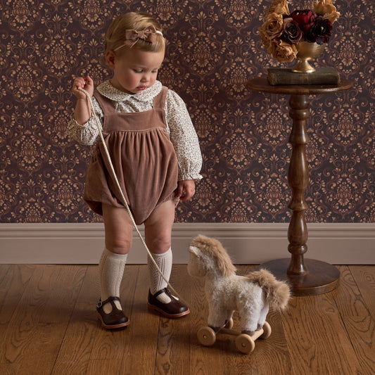 Elegant Baby Plush Pony Pull Toy