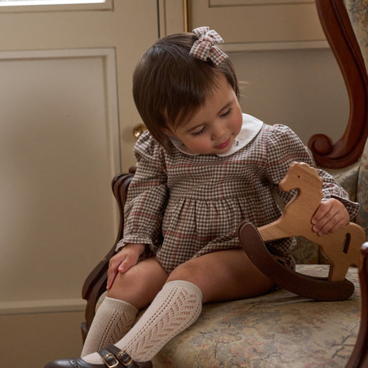 Elegant Baby Wooden Toy Horse Rocker