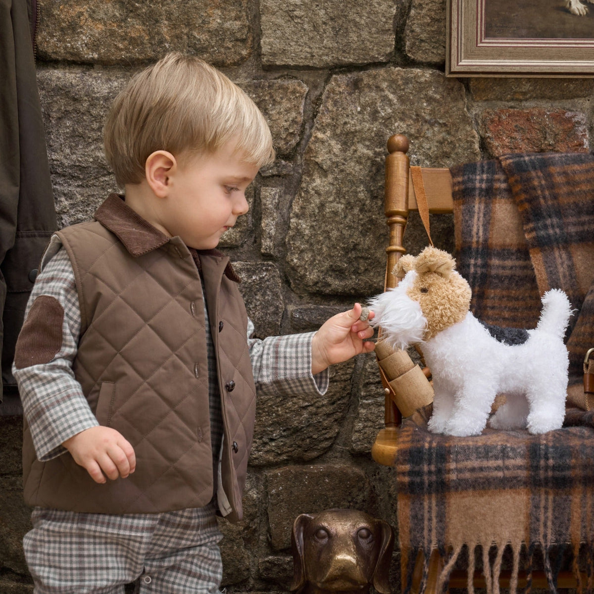 Elegant Baby Hounds & Heritage Quilted Vest