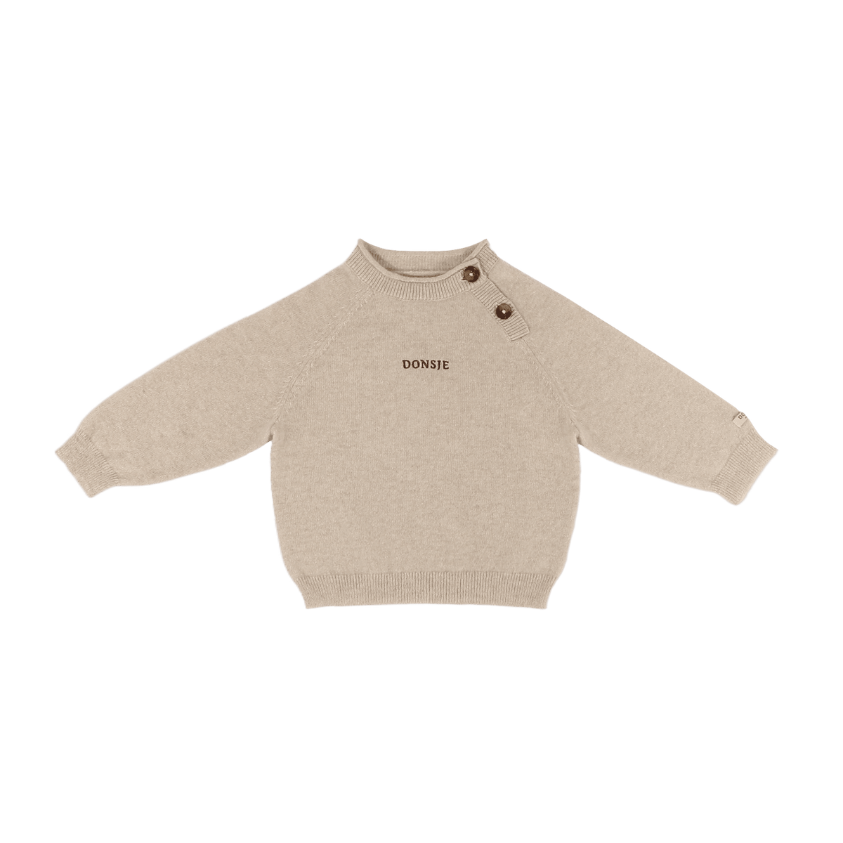Collyns Cashmere Wool Sweater | Soft Sand Melange - Soft Sand Melange