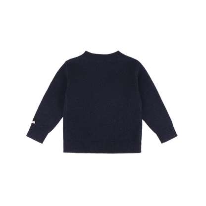 Denn Merino Wool Sweater | Koala | Blue Marine Melange - Blue Marine Melange