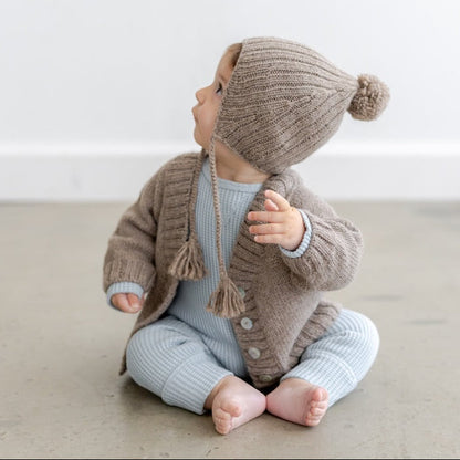 TANE Organics Baby Alpaca Ribbed Hat