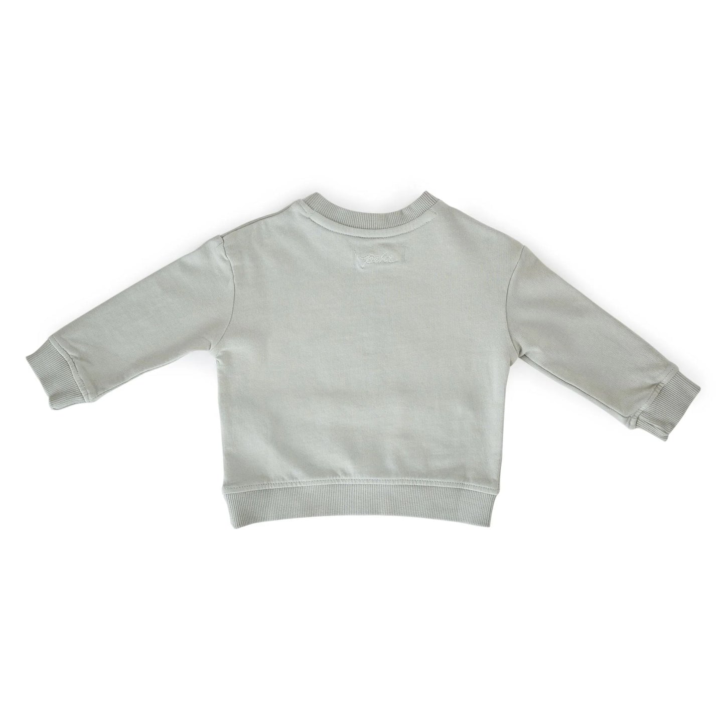 French Terry Shoulder Snap Sweatshirt - Soft Sea