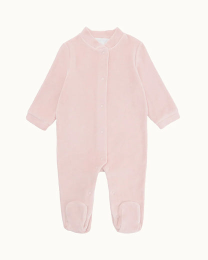 VELOUR GOLD ANGEL WING SLEEPSUIT