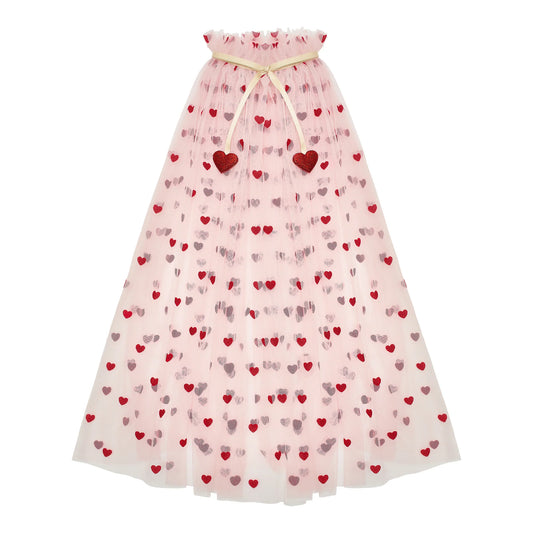 Heart Print Cape