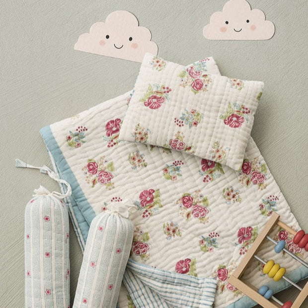 Cotton Muslin Bedding Set-curated from India