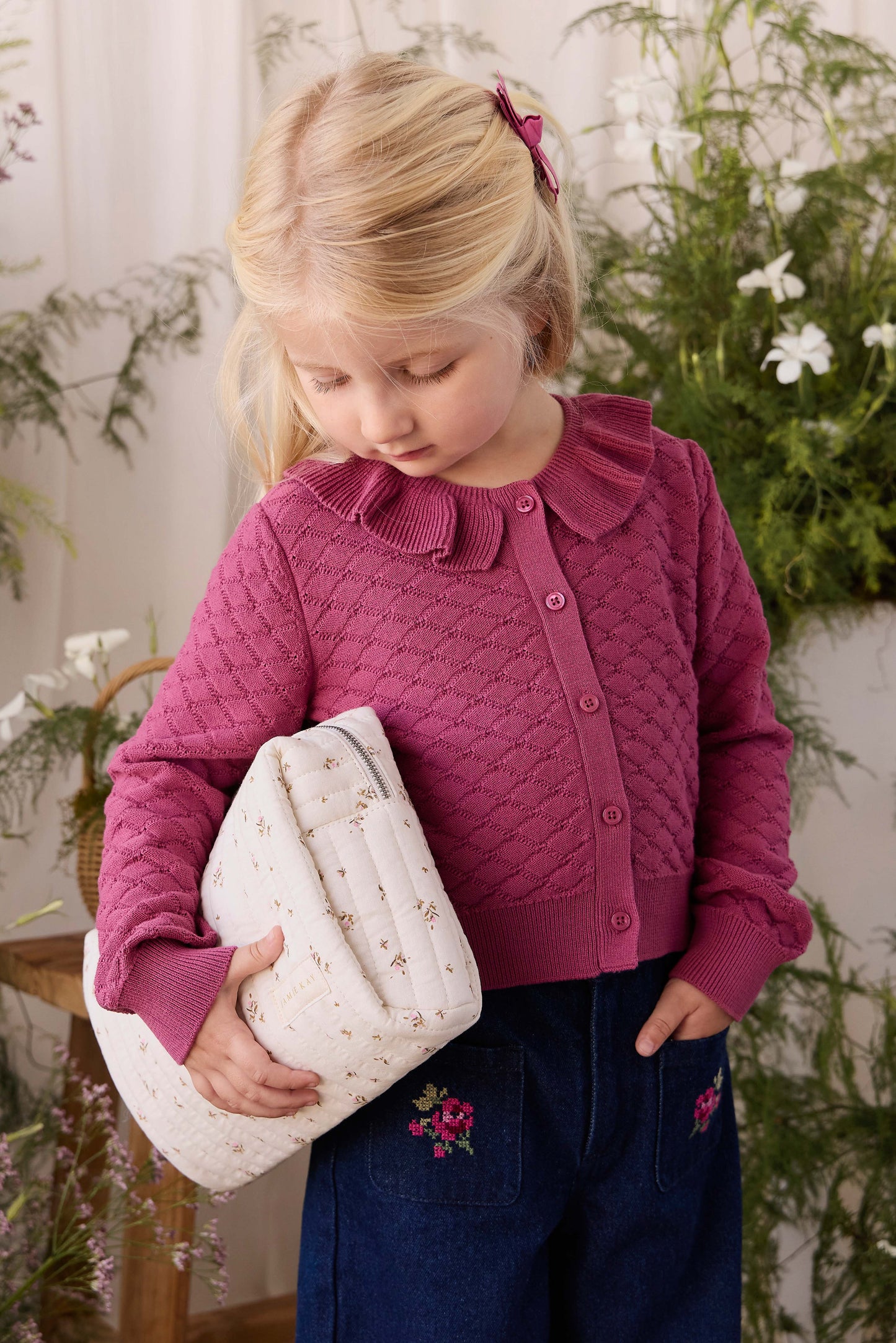Adelaide Quilted Pouch - Dina Antique