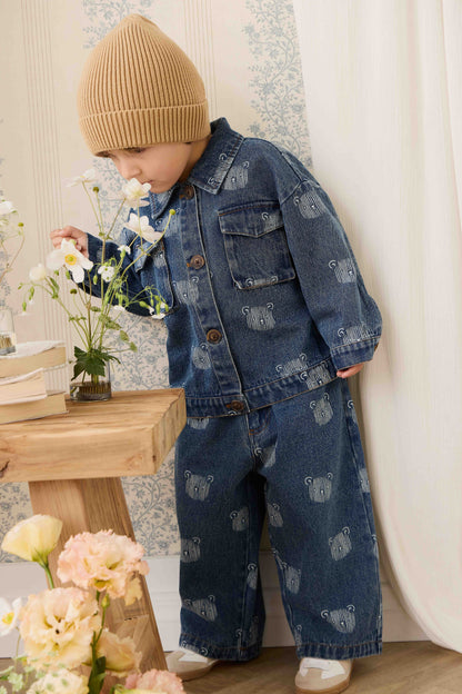 Linus Denim Pant - Teddy Face Denim