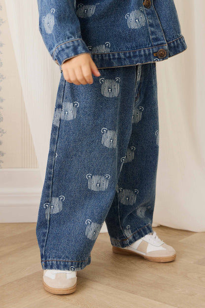 Linus Denim Pant - Teddy Face Denim