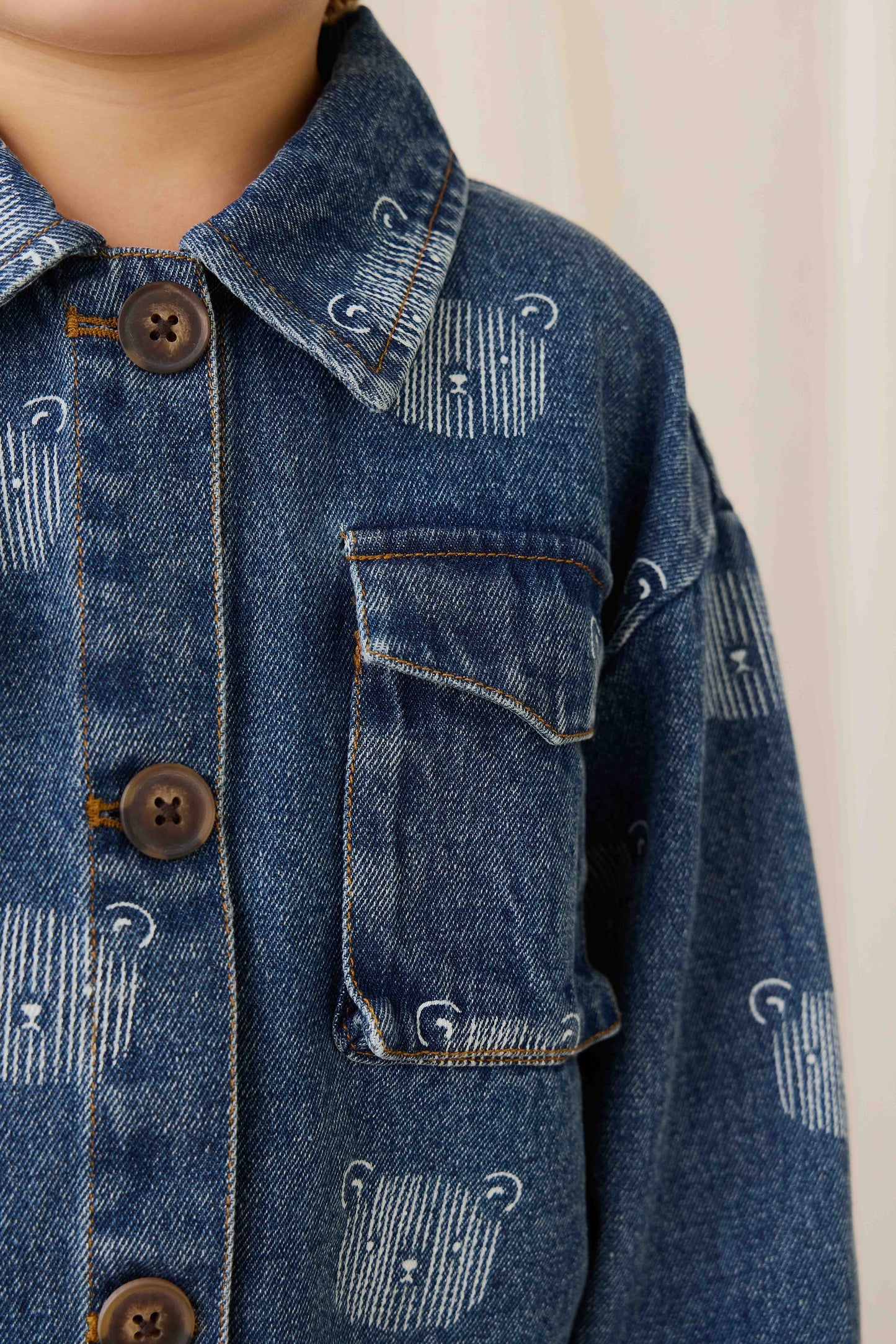 Nicolai Jacket - Teddy Face Denim